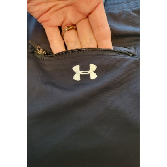 Under Armour Men's 32/32 Black & White Activewear Mesh Stretch Trouser Pants - Picture 6 of 16